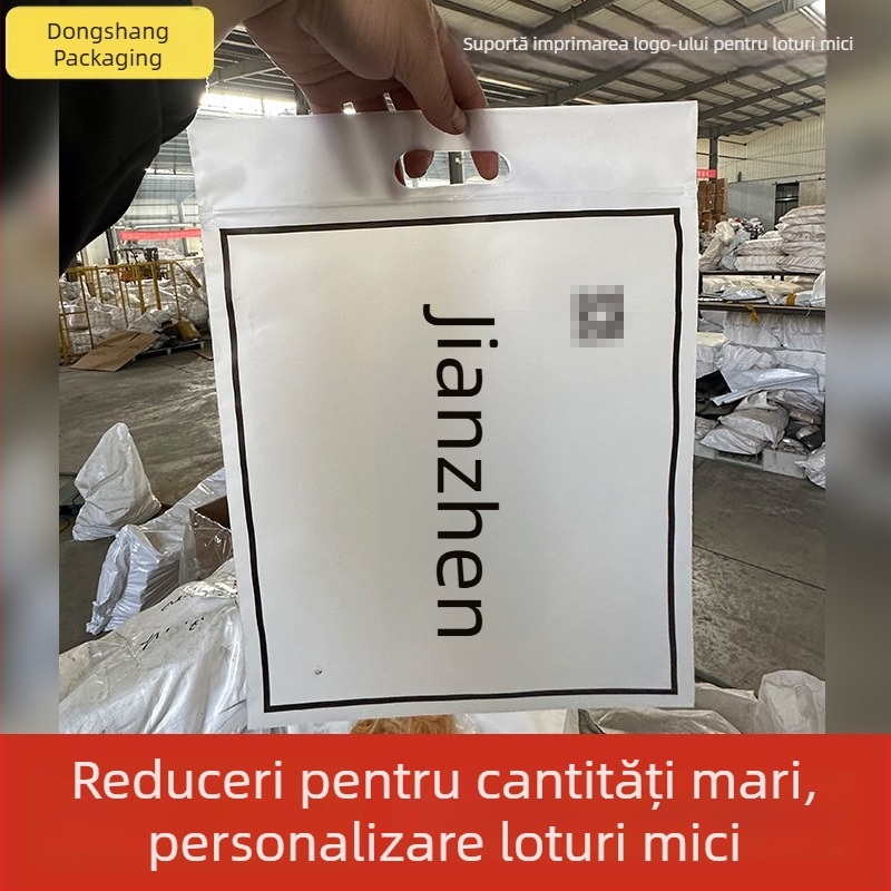 Geantă pentru haine cu fermoar, mâner EVA mat, geantă ușoară de depozitare pentru haine, eșarfe, șosete și lenjerie — la comandă