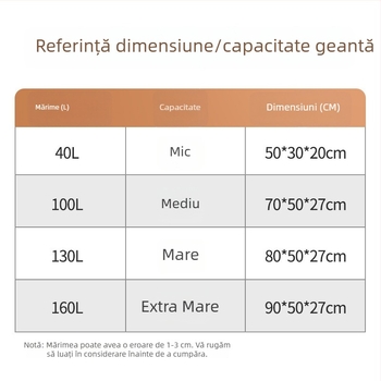 Geantă de depozitare din stofă Oxford – organizator de ambalare multifuncțional pentru mutări, cămin și călătorii