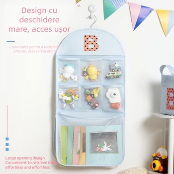 Sac de depozitare pentru lenjerie, montat pe perete, personalizat, pentru cămine și casă, organizator suspendat pentru șosete și obiecte mărunte