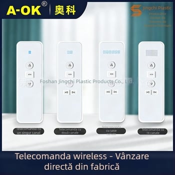 AC123 serie draperii electrice – telecomandă portabilă cu transmițător RF 433 MHz