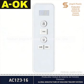 AC123 serie draperii electrice – telecomandă portabilă cu transmițător RF 433 MHz
