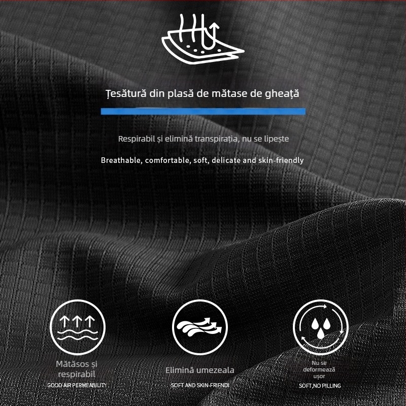 Vesta sport masculină de vară, tricot subțire din plasă respirabil, albă, fără mâneci, cu umeri lati