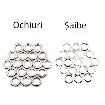 Set de 100 ochi din cupru cu instrumente de montaj, pentru prelata din pânză, cort, pălărie, curea, perdea, genți