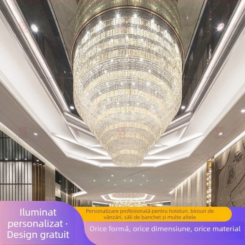 Corpuri de iluminat din cristal, personalizabile pentru proiecte nestandard, design original pentru uz comercial, iluminat de perete și lămpi de masă