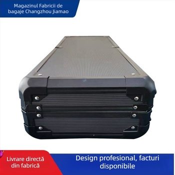Cutie de unelte din aliaj de aluminiu, cu compartiment pentru cipuri, dimensiuni 300/500, cutie de depozitare rezistentă la căderi