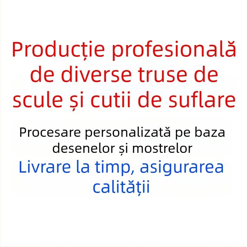 Trusă combinată de unelte pentru prelucrarea plasticului și turnare prin suflare