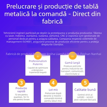 Suport unghiular plat din fier, în formă de L, 90°, pentru plăci, mare, îngroșat