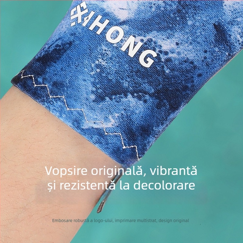 Xihong Mănuși de pescuit de vară, cu deget jumătate, pentru exterior, din nylon, respirante, antiderapante, rezistente la uzură