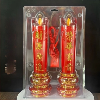 Lumânare LED cu mișcare oscilantă, cu dublă utilizare (8730–8734)