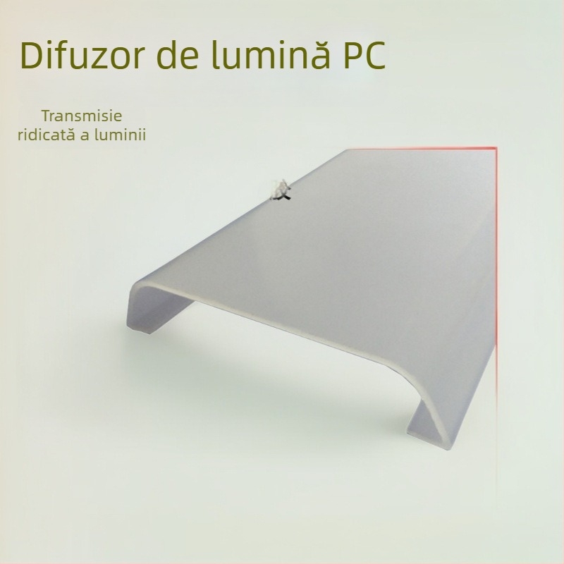 Abajur PC personalizat pentru iluminat LED în horticultură, difuzie a luminii, policarbonat UV-rezistent