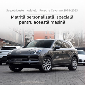 Capac frontal de far Porsche Cayenne (2018–2023), PC transparent