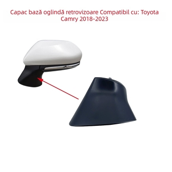 Capac de bază al oglinzii retrovizoare pentru Toyota Camry (2018–2023), carcasă inferioară și acoperire decorativă a bazei oglinzii