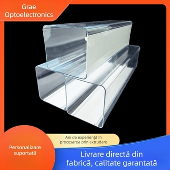 Abajur PC bi-color translucid pentru LED, carcasă din plastic, set complet de accesorii pentru abajur