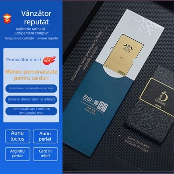 Ambalaj personalizat pentru card de membru, Cutie cadou pentru card VIP, Card de puncte, Card de răscumpărare, husă pentru card VIP, Carcasă pentru card
