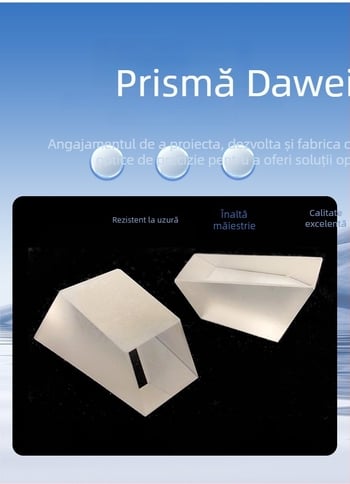 Prisma Dawei, prismă de difracție, toleranță dimensiune +0/-0.05 mm, mai multe specificații, fabricație personalizată