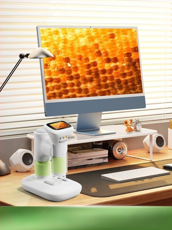 Morning Light Microscop pentru copii și lupă portabilă – Jucărie științifică Aten8820