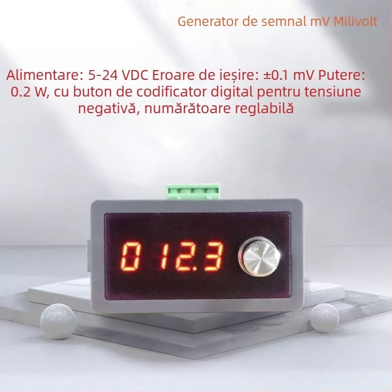 Generator de semnale millivolt de înaltă precizie pentru termocuplă, controlul temperaturii și senzor de presiune, model Q01H07, impuls