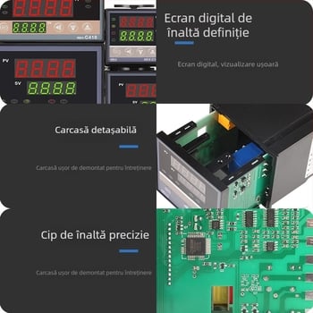 Regulator de temperatură REX-C100-C400-C700-C900 cu afișaj digital și control automat