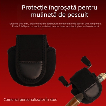 Geantă impermeabilă de depozitare pentru mulinetă de pescuit cu husă de protecție groasă
