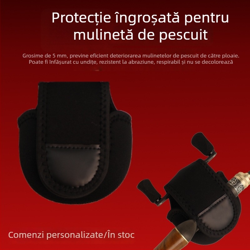 Geantă impermeabilă de depozitare pentru mulinetă de pescuit cu husă de protecție groasă