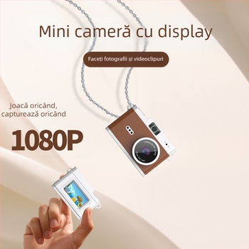 Camera digitală mini pentru studenți – CCD retro HD, cameră de buzunar pentru călătorii