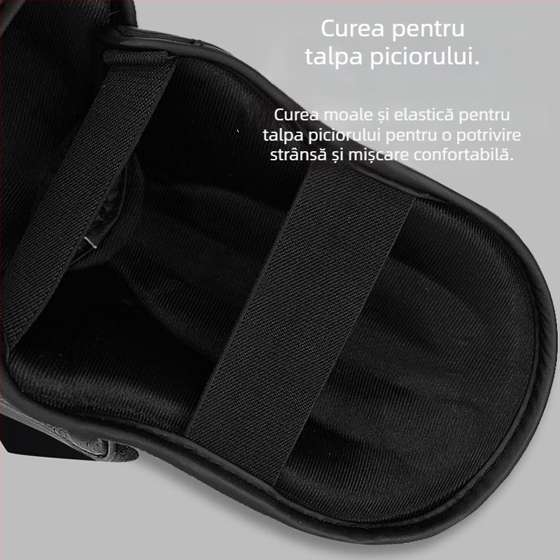 Lightning Legs protecții gambă Muay Thai cu protecție a gleznei, echipament de protecție pentru Taekwondo, Sanda și kickboxing