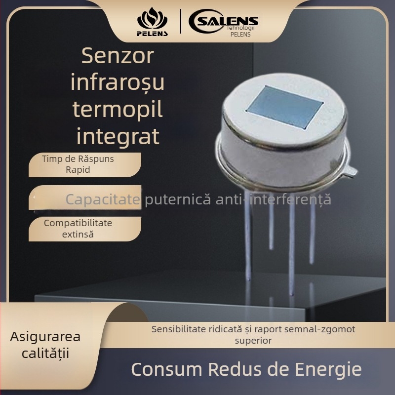 Puen senzor cap pyroelectric digital integrat pentru detecția mișcării și iluminare infraroșu inteligentă