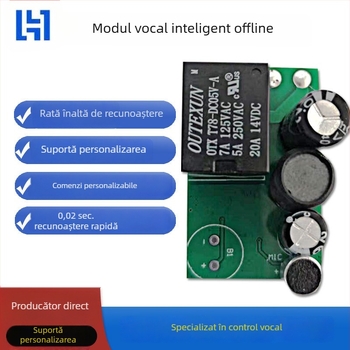 Modul de recunoaștere vocală pentru iluminat inteligent de casă, control vocal offline și comutator pentru reglarea luminozității
