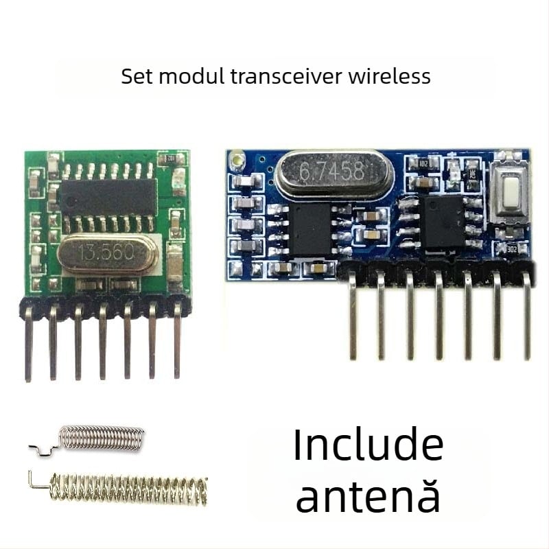 Modul wireless de decodare 433MHz RX480E, transmisor TX118S, accesorii DIY