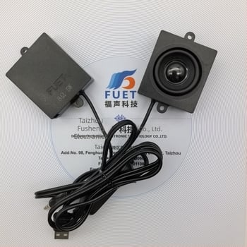 Boxă mică cu amplificator încorporat, alimentare USB, dimensiuni 45 × 50 mm, model 5045