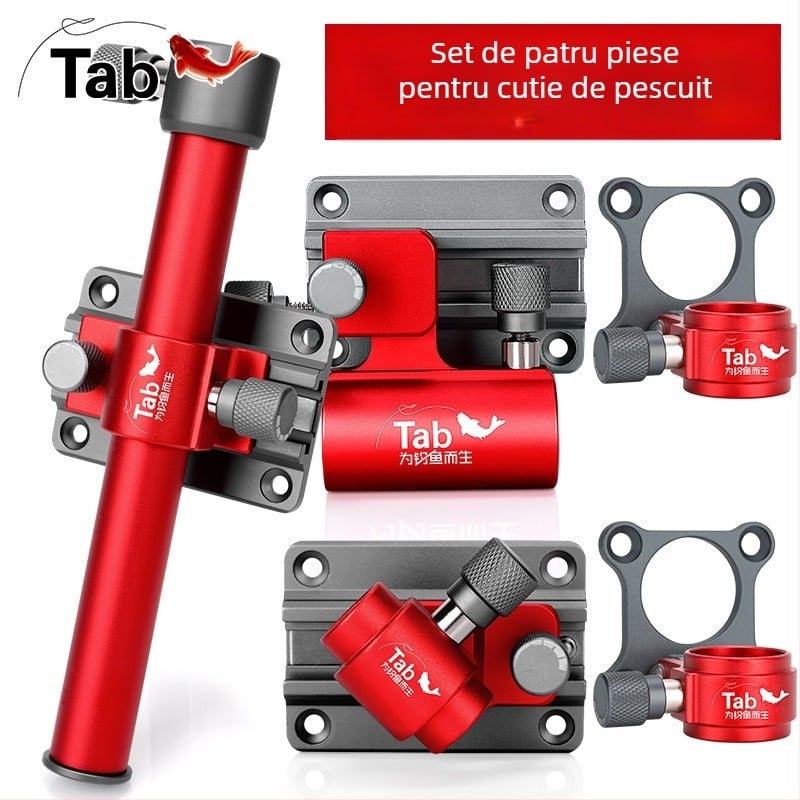 Accesorii cutie de pescuit: Turret Stand, Turret Base, Umbrella Stand, Fish Guard Rack — Universal Four-Piece Modification Kit