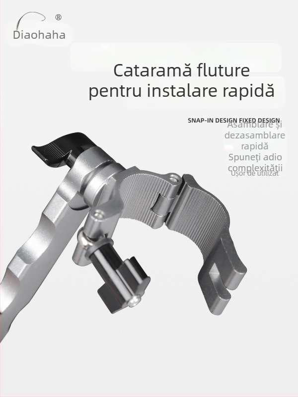 Suport extins pentru umbrelă la scaunul de pescuit, din aliaj aluminiu-magneziu, design european stil cavaler, accesorii suport umbrelă