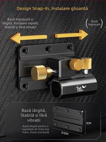 Tab accesorii pentru cutia de pescuit – set complet cu suport de colț pentru undiță, suport universal pentru undiță, suport pentru tava mare de momeli, suport pentru protecția peștilor