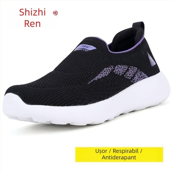 Pantofi slip-on pentru femei, primăvară-vară 2026, confortabili pentru seniori