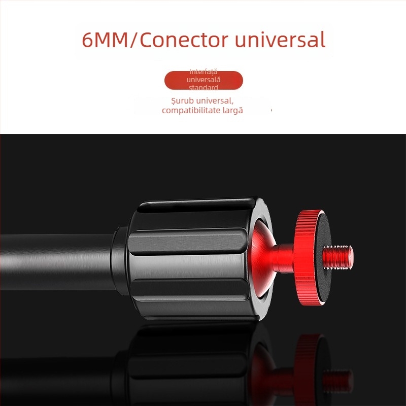 Suport dual pentru cutie de pescuit, pentru streaming pe telefon, suport pentru lampă și scaun de pescuit — suport de iluminat pentru pescuit de noapte, accesoriu universal pentru exterior