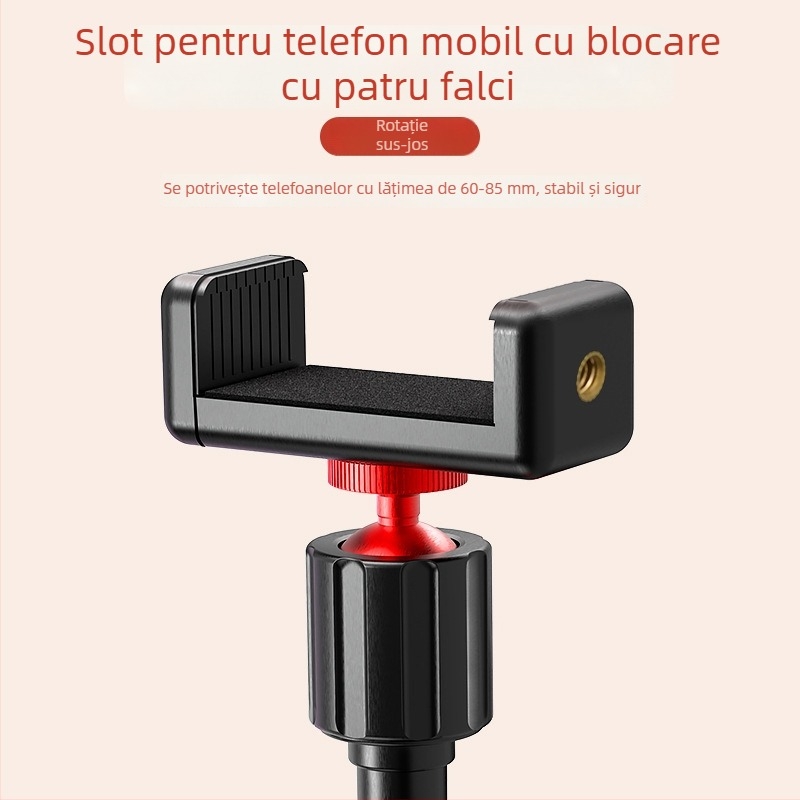 Suport dual pentru cutie de pescuit, pentru streaming pe telefon, suport pentru lampă și scaun de pescuit — suport de iluminat pentru pescuit de noapte, accesoriu universal pentru exterior