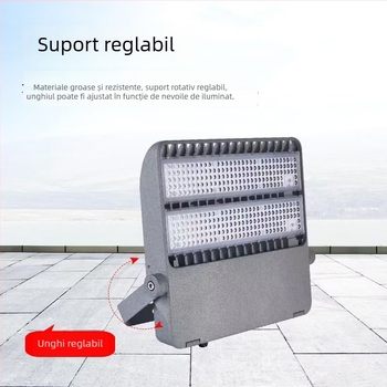 LED proiector flood exterior, 100–400W, IP66, carcasă din aluminiu, 16000 lm, alb 4000K, iluminat pentru stadioane, piețe și drumuri