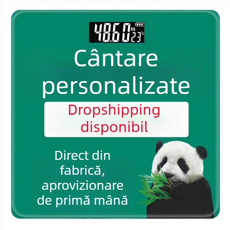 Cântar inteligent cu design personalizabil, analiză a grăsimii corporale, Bluetooth, cântar digital de sănătate pentru utilizare mobilă și pierdere în greutate