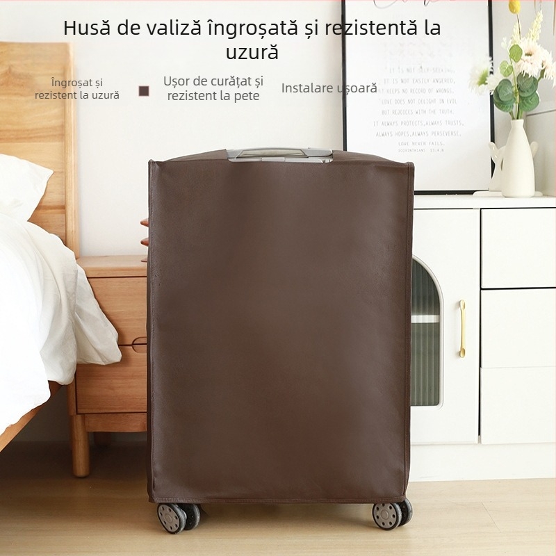 Husă pentru bagaje din material nețesut, groasă, impermeabilă și rezistentă la praf pentru valize