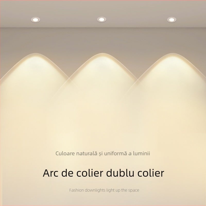 Rainbow Hill spot LED încastrat pentru sufragerie, 2025 model nou, downlight ultra-subțire și iluminare de perete pentru TV