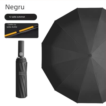 Umbrelă pliabilă manuală, personalizabilă cu imprimare a logo-ului, cadou promoțional, protecție împotriva soarelui și ploii, utilizare dublă soare/ploaie, pentru afaceri en gros