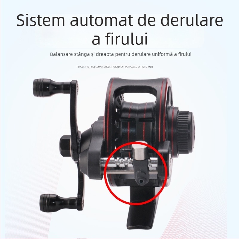 Kemeilong tambur de pescuit din metal integral, frână frontală, viteză înaltă, ghidare a cablului și viteză dublă pentru pescuit la stâncă