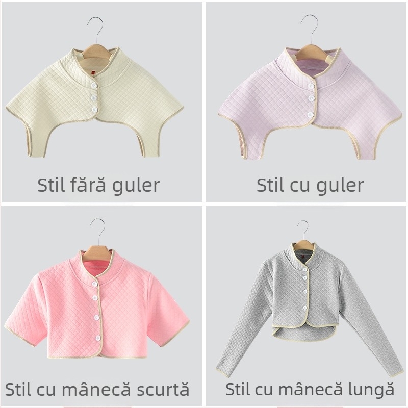 Șal de umăr din bumbac, căldură pentru gât și umeri, mărimi M/L/XL, pentru perioada postnatală