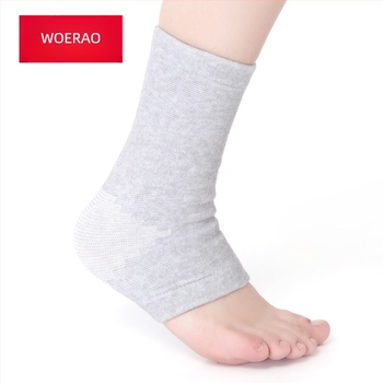 Protecție pentru gleznă tricotată pentru sport, pereche, cu elasticitate de patru direcții, fibră din bambus cu carbon, protecție împotriva entorsei, căldură, anti-alunecare, ușor