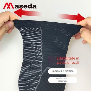 Masda protecție pentru gleznă din nailon, tricotată, elastice pe patru laturi, protecție anti-entorsă pentru alergare, fitness și baschet