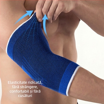 Manșetă tricotată pentru coate badminton, protecție respirabilă cu compresie pentru bărbați și femei