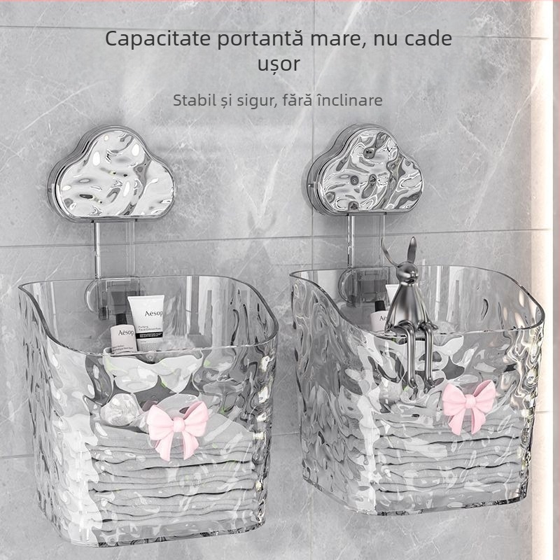Cutie de depozitare pentru machiaj, cu design ușor luxos pentru birou, transparentă, organizator trapezoidal cu suport pentru pixuri