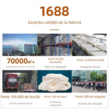 Perna din latex natural, formă de dinți de lup, conținut de latex peste 90%, înălțime 10,1–15 cm, greutate 1,1–1,5 kg