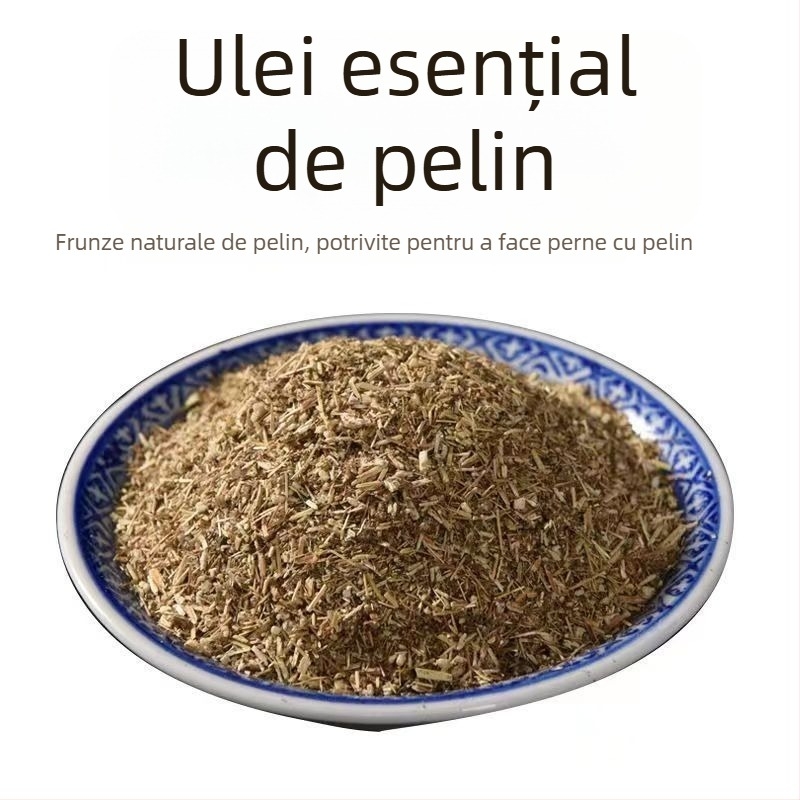 Perna cervicală cu umplutură din resturi de Artemisia, parfumată pentru un somn odihnitor
