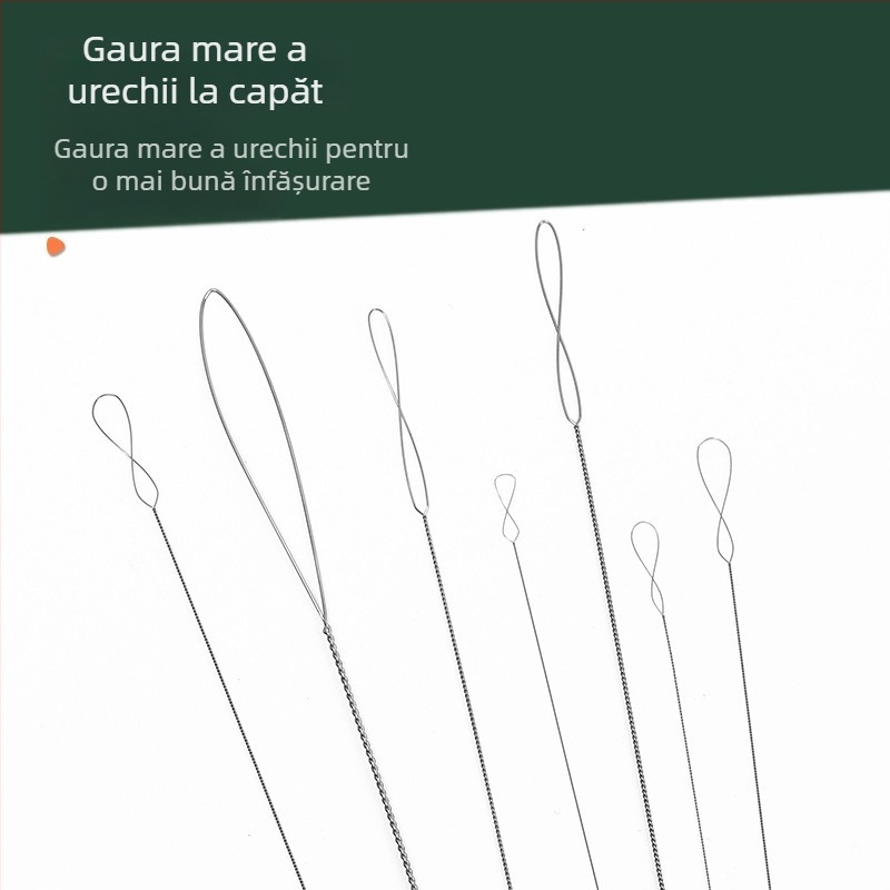 Acele pentru mărgele, cu ochi mare și design răsucit, pentru proiecte DIY bijuterii